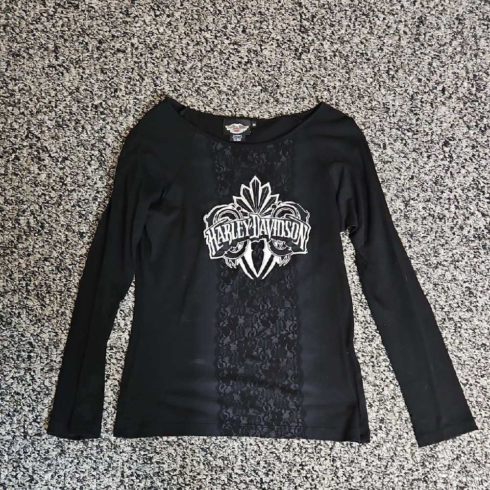 Harley-Davidson Black Long Sleeve Tee
